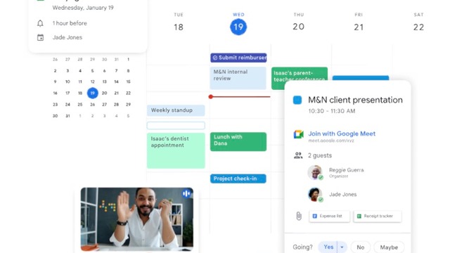 Easier Time Management and Appointments - Google Calendar