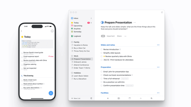 To-Do List for Mac & iOS - Things 3
