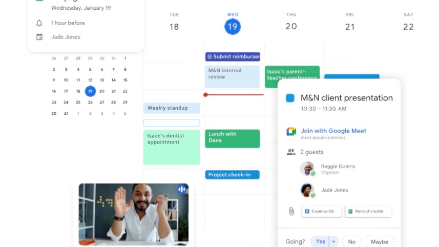 Easier Time Management and Appointments - Google Calendar