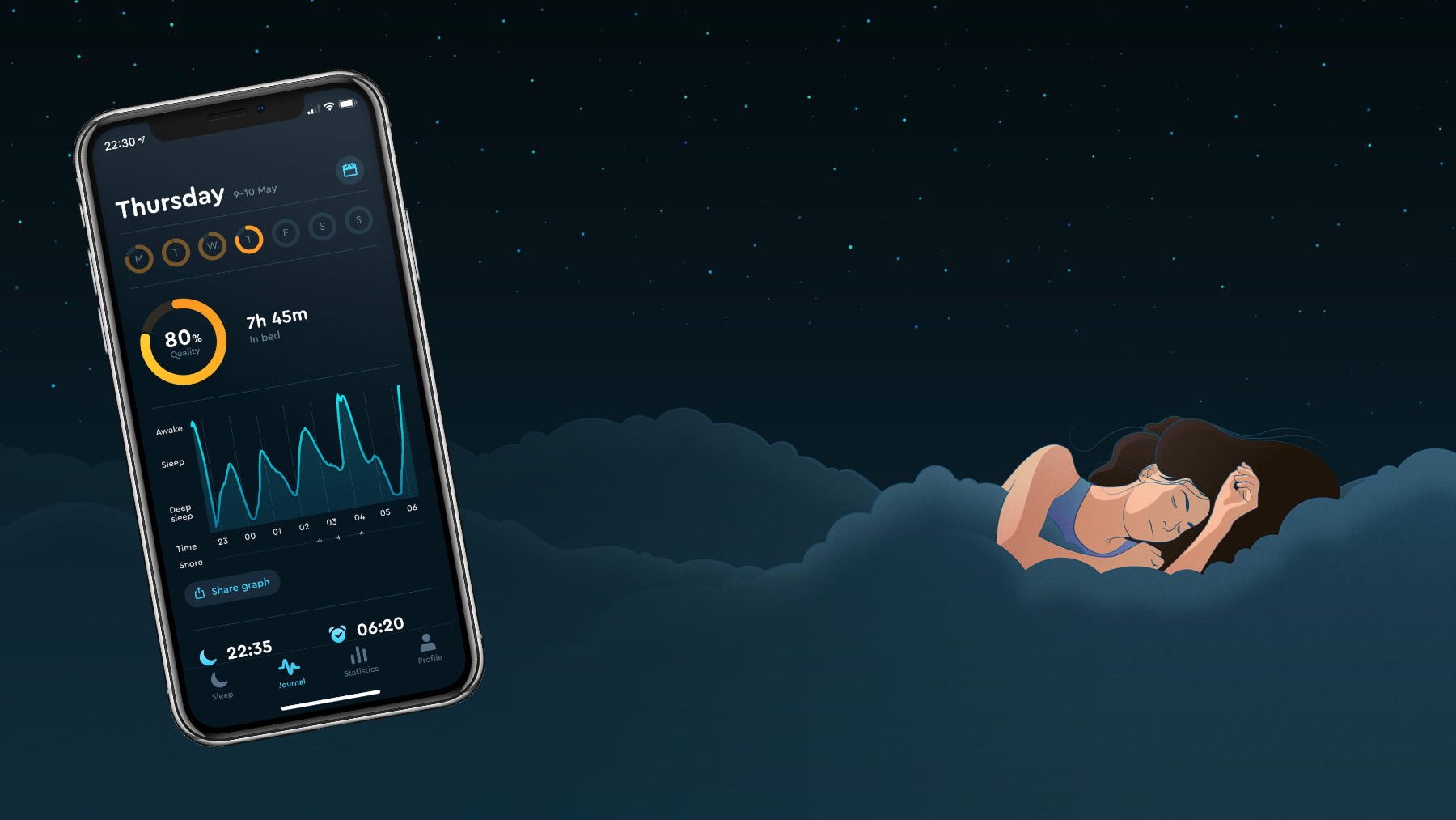 Sleep Tracker, Monitor & Alarm Clock - Sleep Cycle